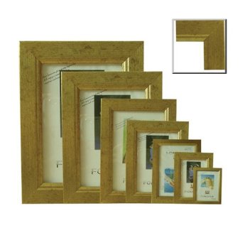 10401049 Πλαστική κορνίζα χρυσή επιτραπέζια 10x15cm