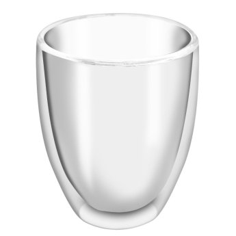 80-2160 Κούπα Διπλό Γυαλί Borosilicate 12x8cm  350ml