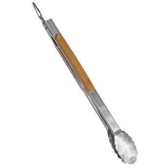 81-1134 Λαβίδα Bbq με Ξύλινη Λαβή 46cm