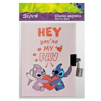 50-3558 Diary με Λουκέτο Stitch 10x15cm