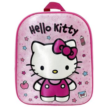 50-3514 Τσάντα Πλάτης Νηπίου Hello Kitty 3d 31cm