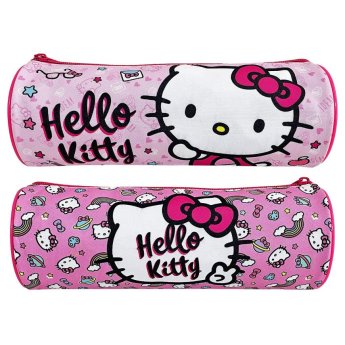 50-3518 Κασετίνα Βαρελάκι Hello Kitty 23x8cm