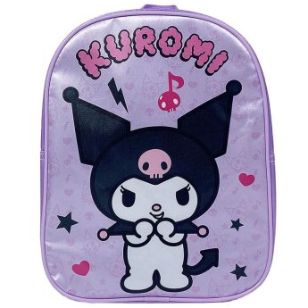 50-3522 Τσάντα Πλάτης Νηπίου Kuromi 29cm
