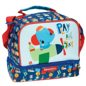 50-3470 Ισοθερμικό Τσαντάκι Φαγητού Fisher Price Airplane 20x21x15cm
