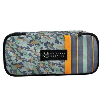 50-3477 Κασετίνα Βαρελάκι Οβαλ Maui Retro Camo 10χ23χ6cm