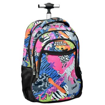 50-3486 Τρόλευ Τσάντα  no Fear Bold Africa 53x37x28cm