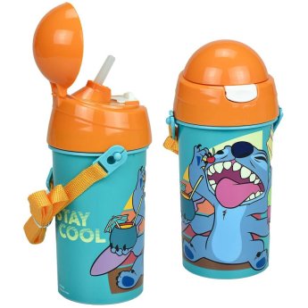 50-3507 Παγούρι Πλαστικό pp 500ml Lilo kai Stitch 19x8cm 500ml