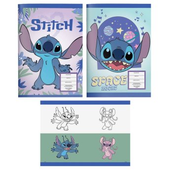 84-356 Τετράδιο Καρφίτσα 40φ Lilo kai Stitch 25χ17cm