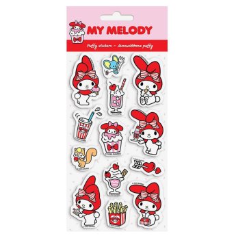 6-728 Αυτοκόλλητα Puffy my Melody 22χ10cm