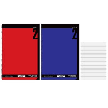 84-353 Τετράδια Σπιράλ 2 Θεμάτων Solid Color 17x25cm