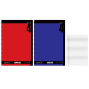 84-355 Τετράδια Σπιράλ 4 Θεμάτων Solid Color 17x25cm