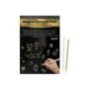 84-351 Magic Scratch Μπλόκ 40 Μαύρες Σελίδες kai 2 Μολύβια 21x14.5cm