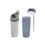 80-2138 Παγούρι Inox Γίγας με Καλαμάκι 29x7cm 946ml