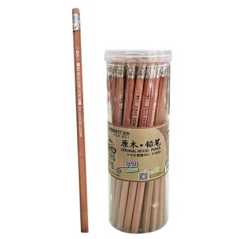 50-3383 Μολύβι με Γόμα Ξύλινο eco σετ-50τεμ 20cm