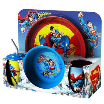 50-3301 Σετ Φαγητού Superman 6τεμ 30x28x11.5cm