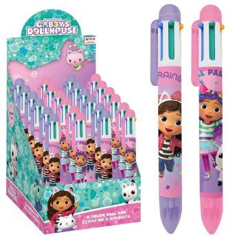 50-3340 Στυλό 6 Χρωμάτων Gabbys Dollhouse