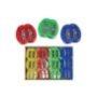 50-3174 Ξύστρα Πλαστική Διπλή 3x3x1.5cm