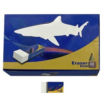 50-3163 Γόμα Λευκή σετ-40τεμ 3.3x1.5cm