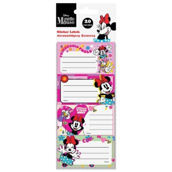 50-3131 Ετικέτες Minnie σετ-5 Φύλλα 20 Ετικέτες