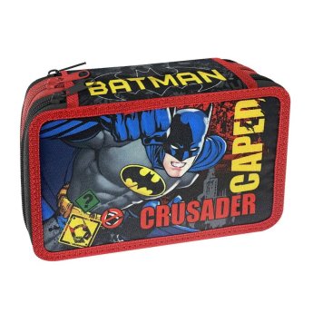 50-3118 Κασετίνα Γεμάτη Τριπλή Batman 19.5x12.5x7cm