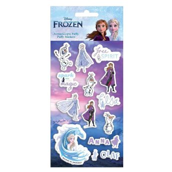 6-699 Αυτοκόλλητα Puffy Frozen 2 22x10cm