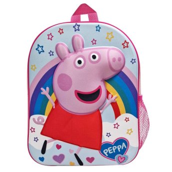 50-2804 Τσάντα Πλάτης Νηπίου Peppa pig 3d 31x26x10cm