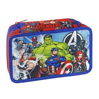 50-2797 Κασετίνα Γεμάτη Τριπλή Avengers 19.5x12.5x7cm