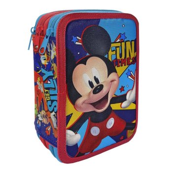 50-2796 Κασετίνα Γεμάτη Τριπλή Mickey 19.5x12.5x7cm