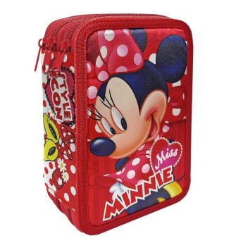 50-2793 Κασετίνα Γεμάτη Τριπλή Minnie 19.5x12.5x7cm