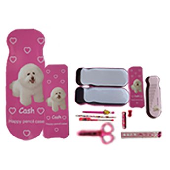 50-2639 Κασετίνες Μεταλλικές σετ με Σχολικά 22x8x3.5cm