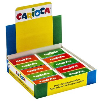 50-2196 Γόμα Λευκή Carioca κυτ-20τεμ