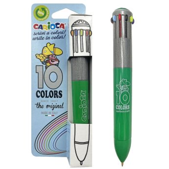 60-727 Στυλό 10 Χρωμάτων Carioca Ballpoint 1.0mm