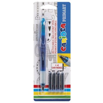 60-730 Στυλό σετ με 4 Μελάνια Carioca Ballpoint 1.0mm