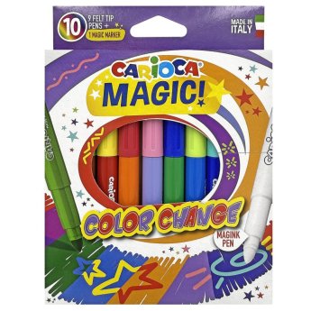 60-701 Μαρκαδόρος Carioca Magic σετ-10 Χρώματα