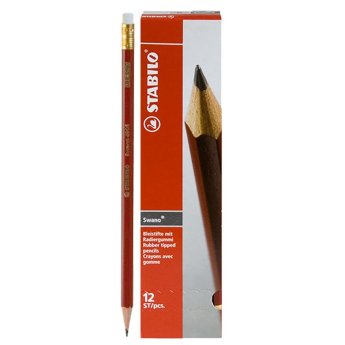 60-126 Μολύβι Γόμα Stabilo πακ-12τ