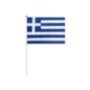 96-12 Σημαία Ελληνική Πάνινη με Λαβή 32x45cm λαβή-60cm