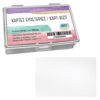 18-56 Καρτβιζίτ πακ-100τεμ