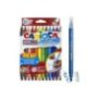 60-676 Μαρκαδόροι Διπλοί Carioca Birello 2.6 kai 4.7mm σετ-12 Χρώματα