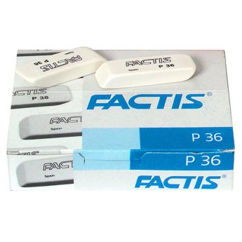 50-1571 Γόμα Factis Λευκή πακ-36τ