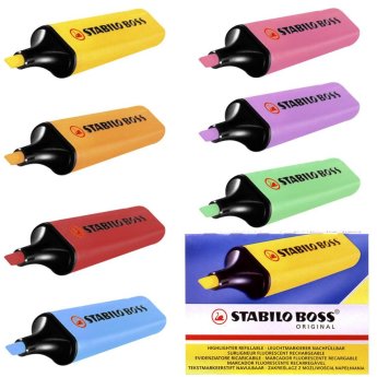 60-12 Μαρκαδόρος Υπογραμμίσεως Stabilo Boss Original 5mm