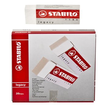 50-788 Γόμα Stabilo Λευκή πακ-20τεμ