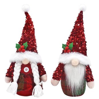 93-3922 Φιγούρα Gnome με Παγιέτα 29cm
