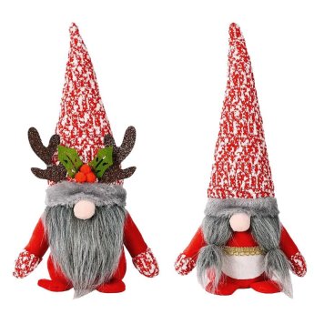 93-3927 Φιγούρα Gnome με Μάλλινο Σκούφο 37cm