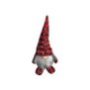 93-3928 Φιγούρα Gnome με Καρώ Σκούφο 28cm