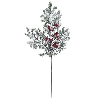 93-3882 Κλαδί Χιονισμένο με γκι 72cm