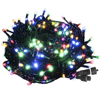 93-3866 100 Λαμπάκια LED Πολύχρωμα σε Σειρά με Επέκταση και  Προγράμματα IP44 5m -δεν Περιέχεται ο Μετασχηματιστής-