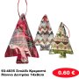 93-4035 Στολίδι Κρεμαστό Πάνινο  Δεντράκι 14x8cm