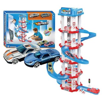 71-3641 Σετ Πάρκινγκ με 2 Αυτοκινητάκια 32x24x7cm