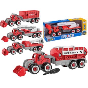 71-3626 Τρακτέρ Free Wheels Πυροσβεστικής 33x12x8cm