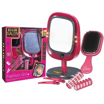 77-1323 Σετ Ομορφιάς Βούρτσα Καθρέφτης Μπαταρίας 22x26x6cm